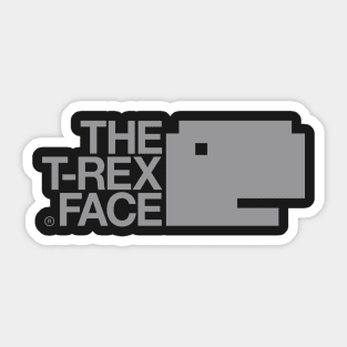 The T-Rex Face Sticker